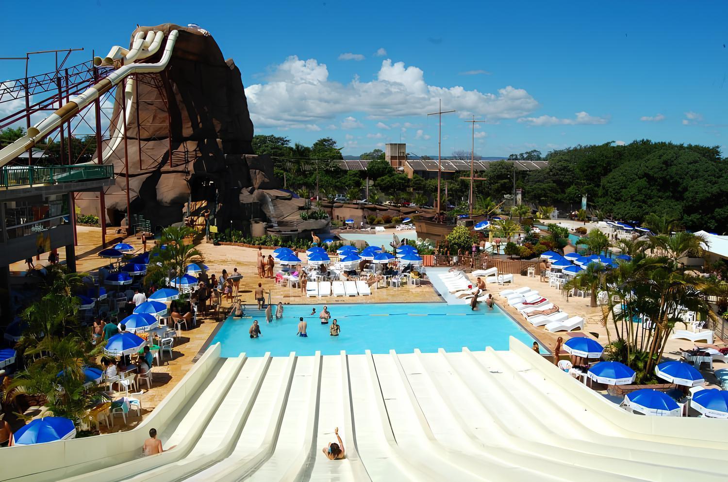 Piazza Diroma Com Acesso Ao Acqua Park Daire Caldas Novas Dış mekan fotoğraf